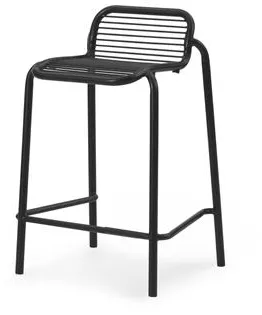 Normann Copenhagen Vig Barstol H65 cm Sort