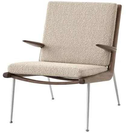 &Tradition Boomerang HM2 Lænestol Valnød/Karakorum 003/Stål