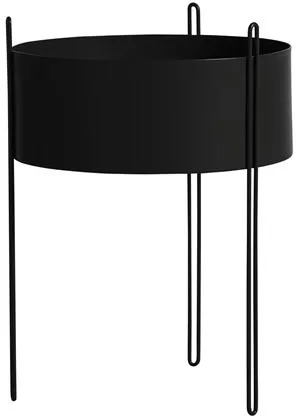 Woud Pidestall Potteplante Stor Sort